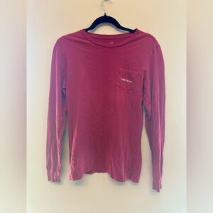 Ivory Ella Long Sleeve Shirt - Deep Pink Small